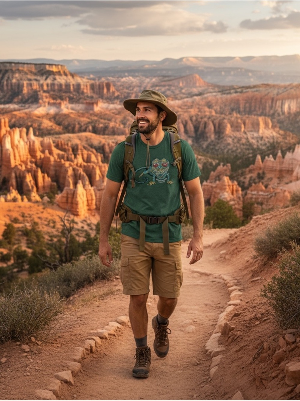 Wild Tribute Arches & Canyonlands National Parks Graphic Tee Size Medium